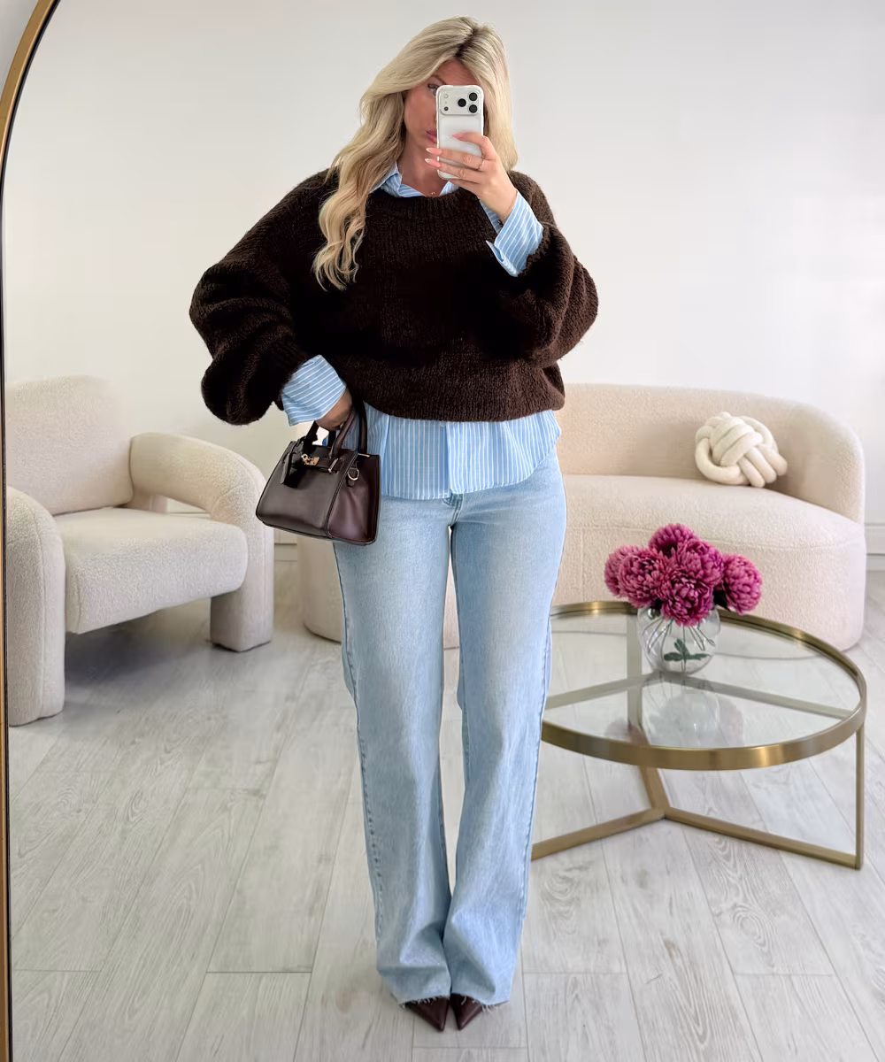 Jeans extra long bleu clair - DRESS DESIREE