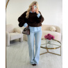 Extra long light blue jeans - DRESS DESIREE